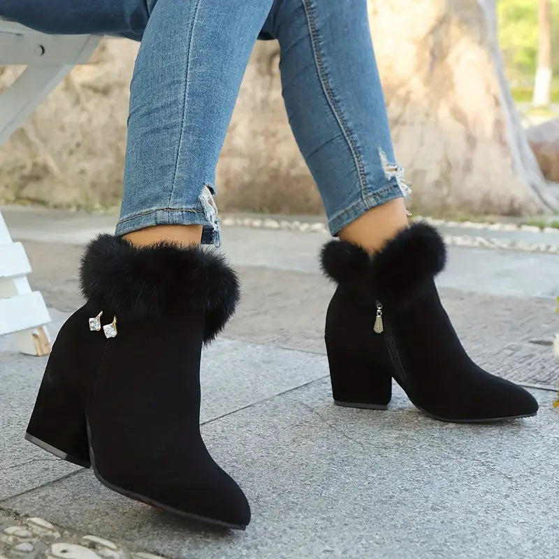 Damen-Stiefeletten mit Blockabsatz – Ansicht 6