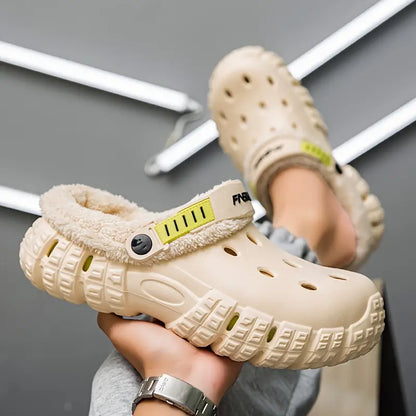 Unisex-Winterpantoffeln mit herausnehmbarem Fleecefutter – Ansicht 20