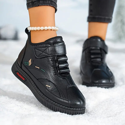 Leichte warme Damen-Winterstiefel mit verstellbarer Schnürung – Ansicht 5