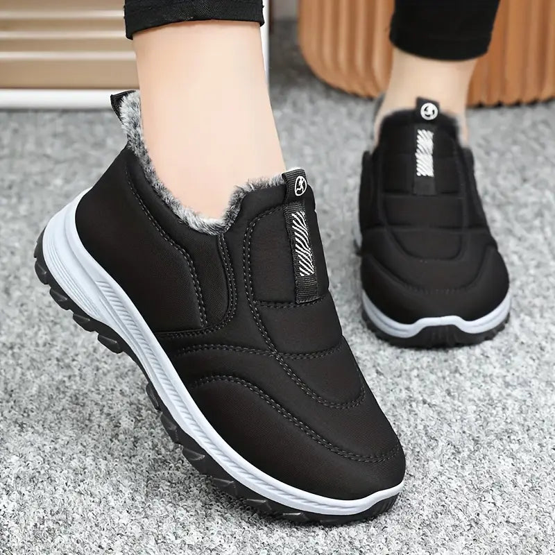 Warme Damen-Winterstiefeletten mit Fleecefutter – Ansicht 5