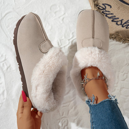 Gefütterte Damen-Schneestiefel zum Hineinschlüpfen – Ansicht 2