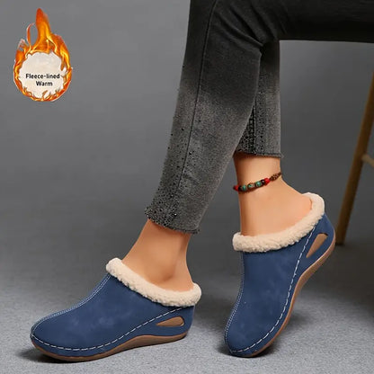 Warme Damen-Slipper mit Plateausohle – Ansicht 7