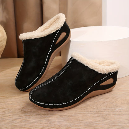 Warme Damen-Slipper mit Plateausohle – Ansicht 11