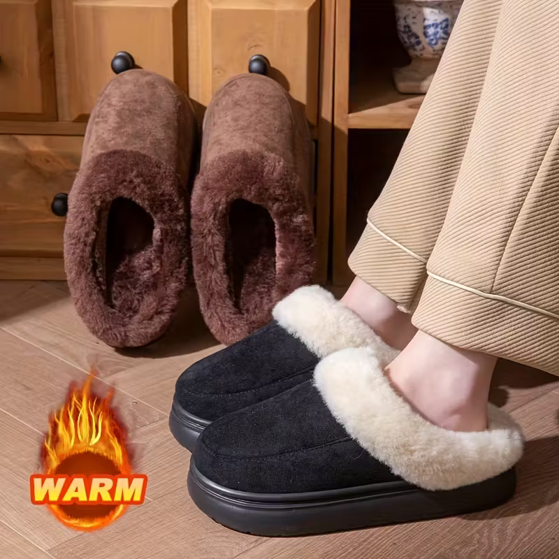 Warme Unisex-Plüschpantoffeln – Ansicht 5