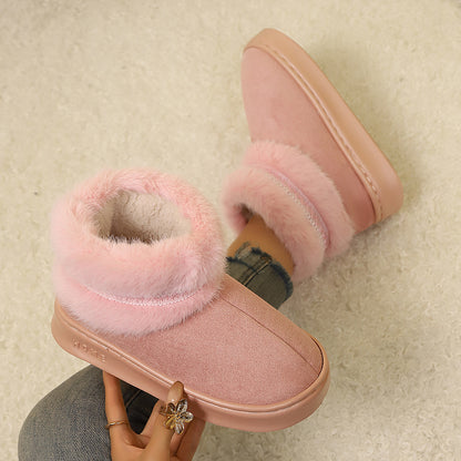 Gemütliche Damen-Hausschuhstiefel mit Fleecefutter – Ansicht 6
