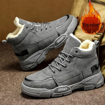 Isolierte Herren-Schneestiefel mit gepolsterter Innensohle – Ansicht 10
