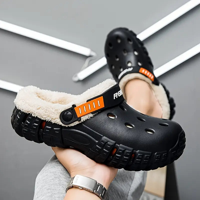 Unisex-Winterpantoffeln mit herausnehmbarem Fleecefutter – Ansicht 8