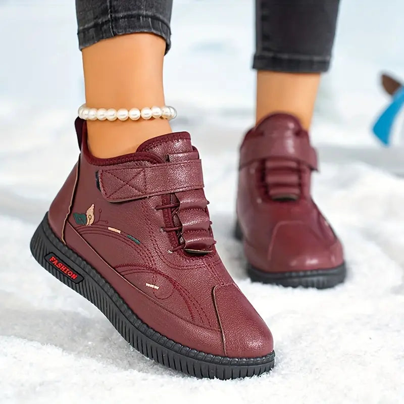 Leichte warme Damen-Winterstiefel mit verstellbarer Schnürung – Ansicht 8