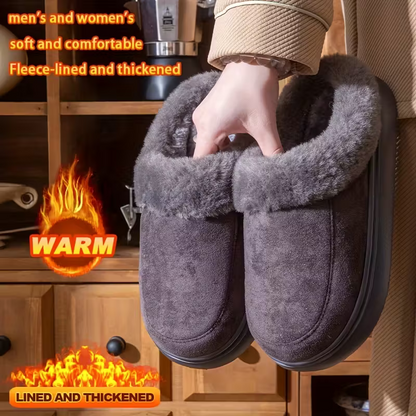 Warme Unisex-Plüschpantoffeln – Ansicht 1