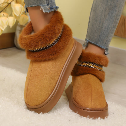 Gemütliche Damen-Hausschuhstiefel mit Fleecefutter – Ansicht 7