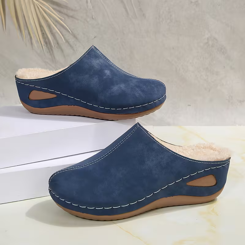Warme ergonomisch geformte Damen-Winterpantoffeln – Ansicht 10