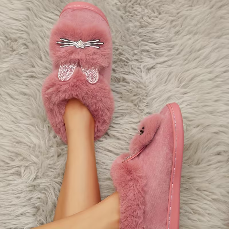 Bequeme warme Damen-Winterpantoffeln – Ansicht 8