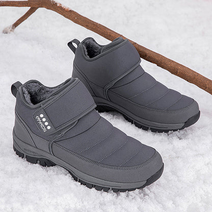 Wasserdichte Unisex-Schneestiefel mit Fellfutter und Fußgewölbeunterstützung – Ansicht 18
