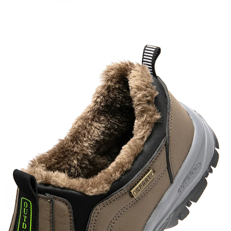 Wasserdichte Herren-Slipper mit Fleecefutter – Ansicht 9