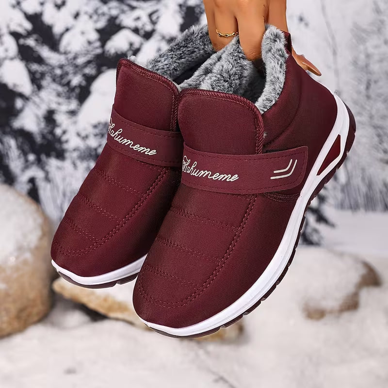 Warme Damen-Winterstiefel zum Hineinschlüpfen – Ansicht 2