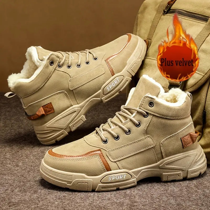 Isolierte Herren-Schneestiefel mit gepolsterter Innensohle – Ansicht 5