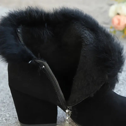 Damen-Stiefeletten mit Blockabsatz – Ansicht 2