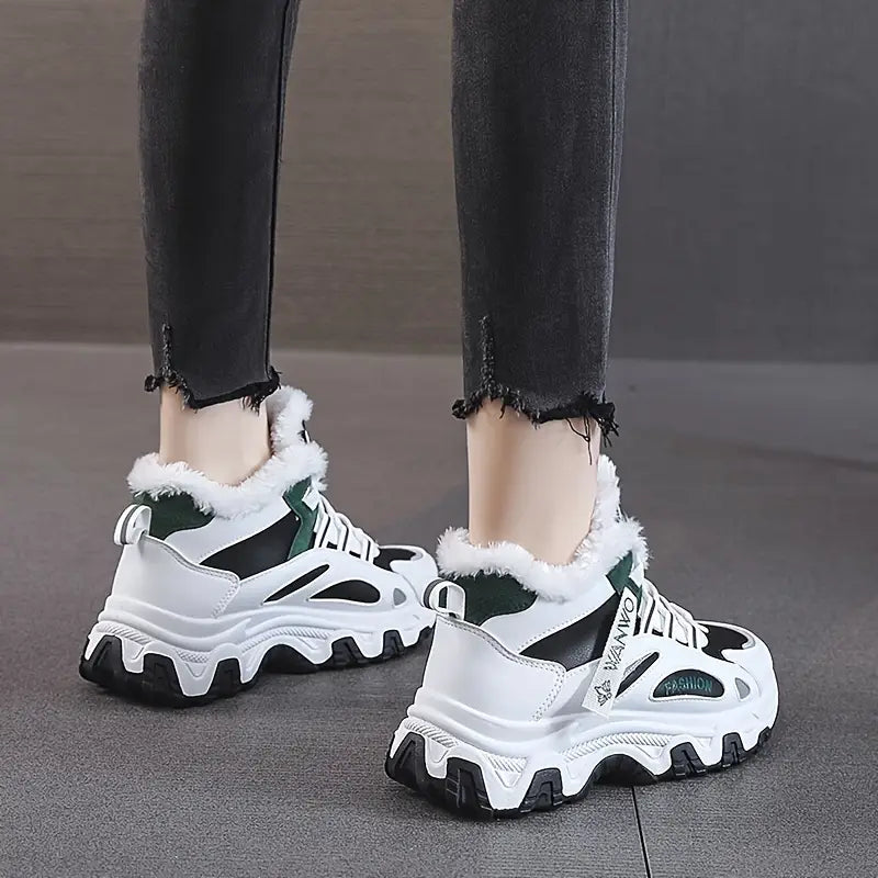 Warme Damen-Wintersneaker in großen Größen – Ansicht 6