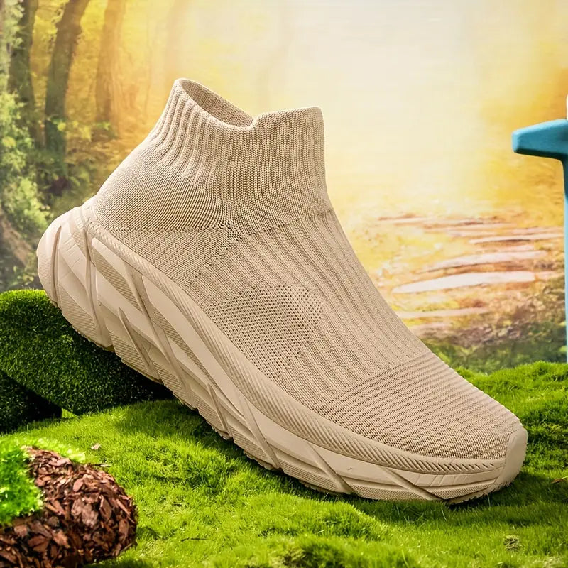 Gefütterte Unisex-Sneaker mit dicker Sohle – Ansicht 4
