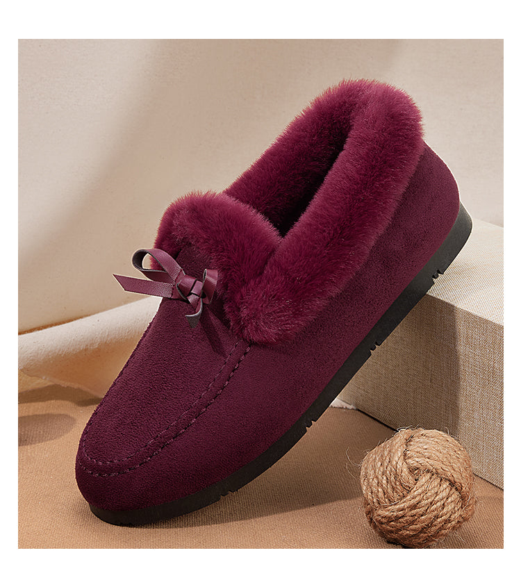 Warme flache Damen-Slipper – Ansicht 4