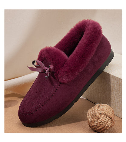 Warme flache Damen-Slipper – Ansicht 4
