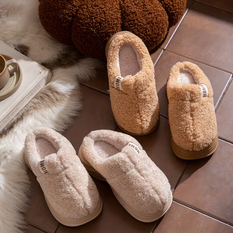 Weiche Damen-Pantoffeln mit dicker Sohle – Ansicht 10