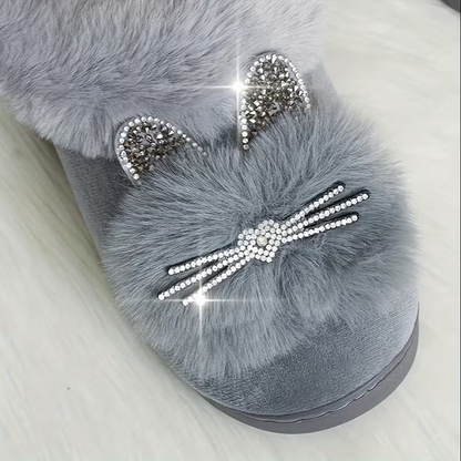 Bequeme warme Damen-Winterpantoffeln – Ansicht 3