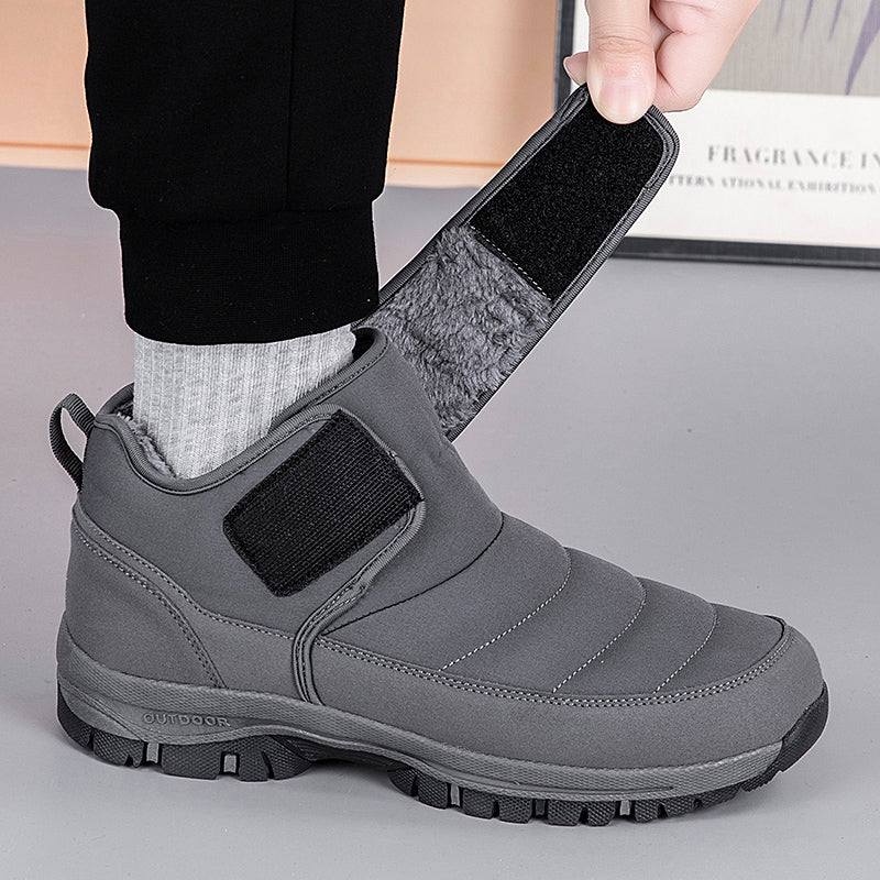 Wasserdichte Unisex-Schneestiefel mit Fellfutter und Fußgewölbeunterstützung – Ansicht 6