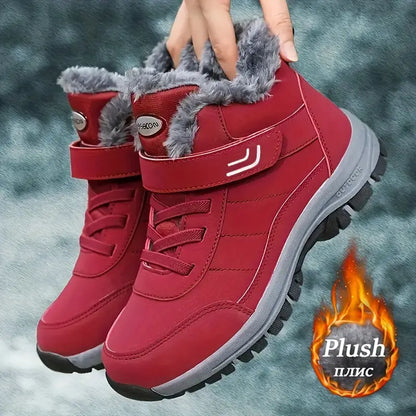 Gefütterte Damen-Schneestiefel für draußen – Ansicht 1
