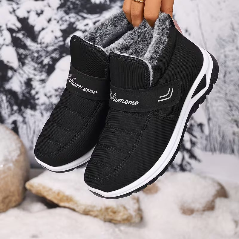 Warme Damen-Winterstiefel zum Hineinschlüpfen – Ansicht 7