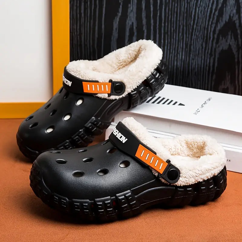 Unisex-Winterpantoffeln mit herausnehmbarem Fleecefutter – Ansicht 6