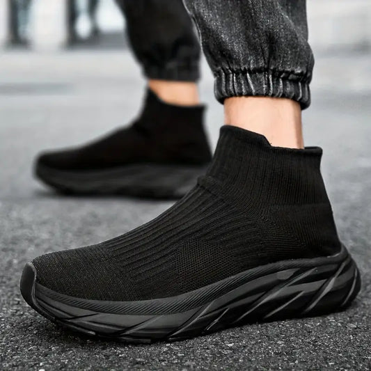 Gefütterte Unisex-Sneaker mit dicker Sohle – Ansicht 1