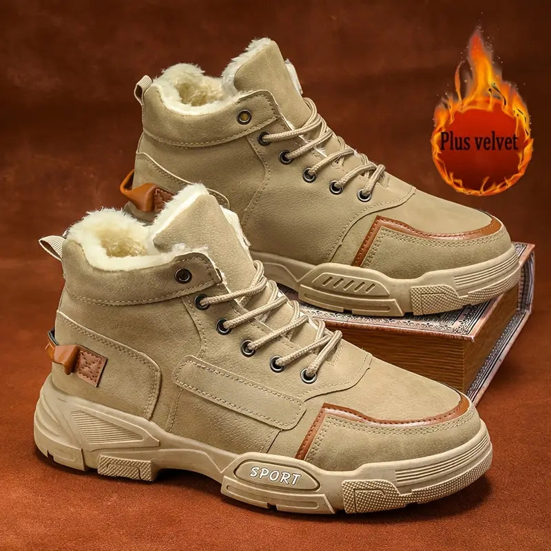 Isolierte Herren-Schneestiefel mit gepolsterter Innensohle – Ansicht 6