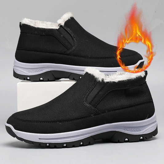 Warm gefütterte Herren-Slipper für draußen – Ansicht 1