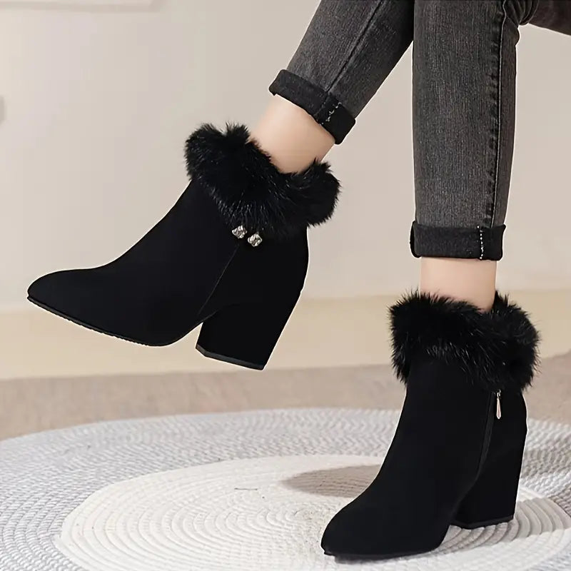 Damen-Stiefeletten mit Blockabsatz – Ansicht 9