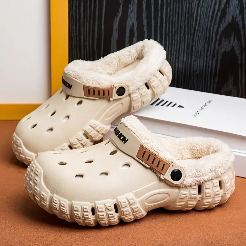 Unisex-Winterpantoffeln mit herausnehmbarem Fleecefutter – Ansicht 12
