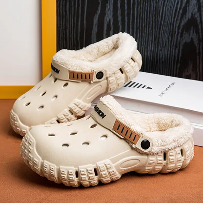 Unisex-Winterpantoffeln mit herausnehmbarem Fleecefutter – Ansicht 12