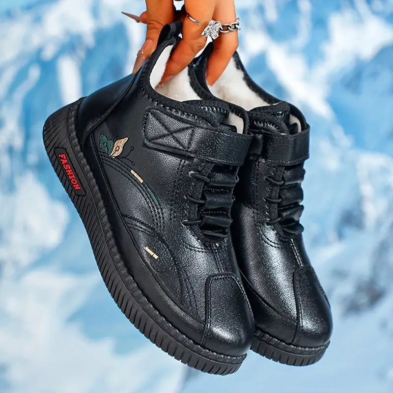 Leichte warme Damen-Winterstiefel mit verstellbarer Schnürung – Ansicht 6