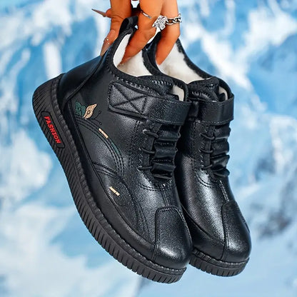 Leichte warme Damen-Winterstiefel mit verstellbarer Schnürung – Ansicht 6