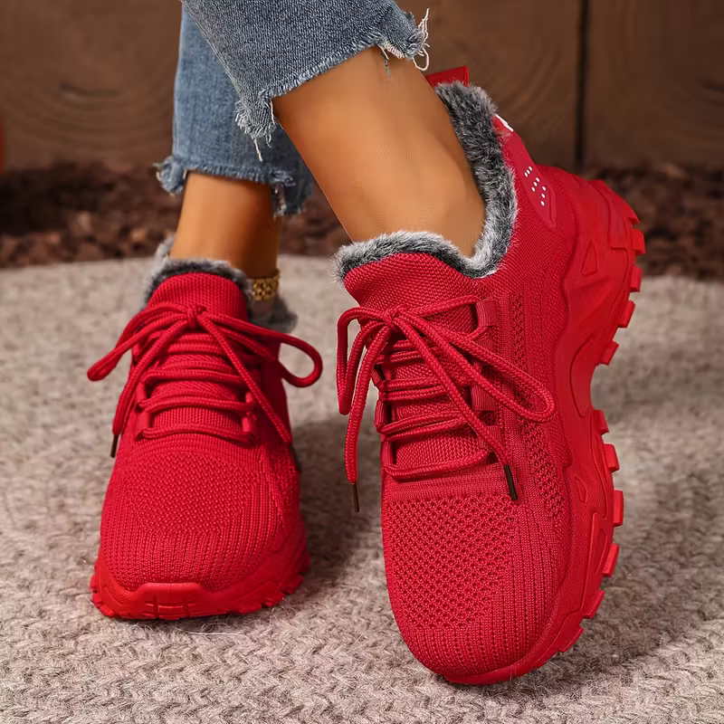 Damen-Wintersneaker mit Plüschfutter – Ansicht 14