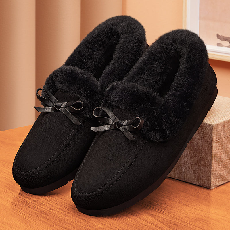 Warme flache Damen-Slipper – Ansicht 9
