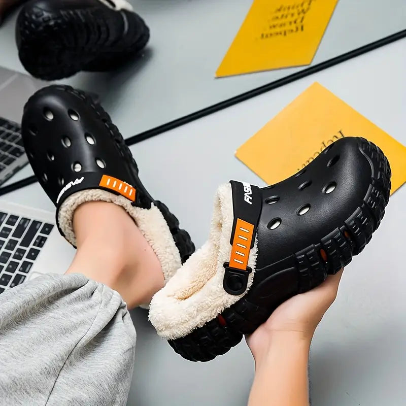 Unisex-Winterpantoffeln mit herausnehmbarem Fleecefutter – Ansicht 9