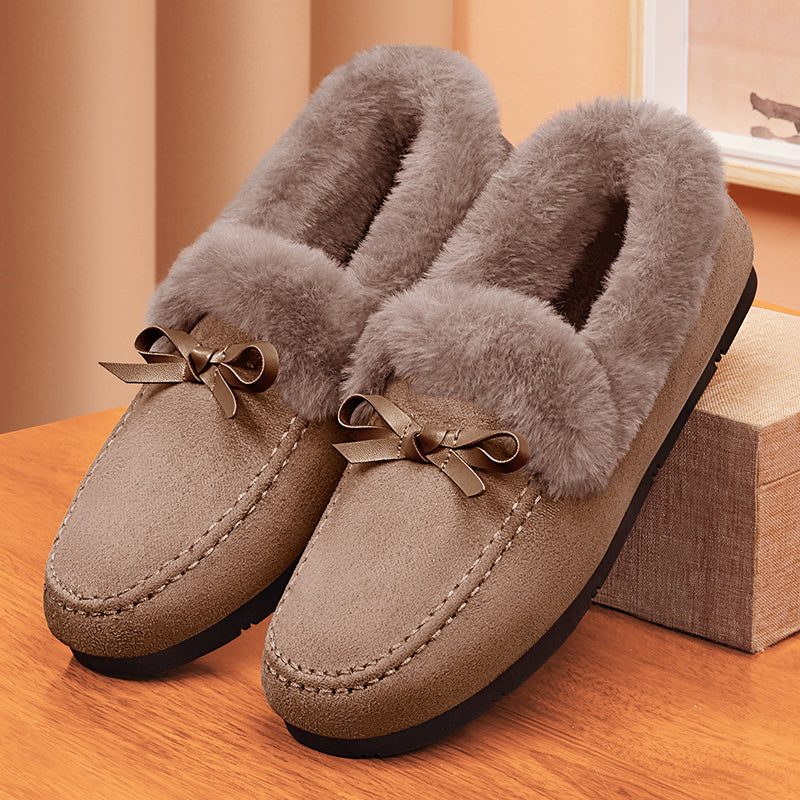 Warme flache Damen-Slipper – Ansicht 5