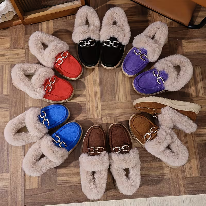 Damen-Winterloafer mit dicker Sohle – Ansicht 7