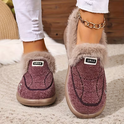 Warm gefütterte Damen-Slipper für drinnen und draußen – Ansicht 6