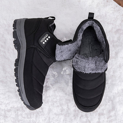 Wasserdichte Unisex-Schneestiefel mit Fellfutter und Fußgewölbeunterstützung – Ansicht 11