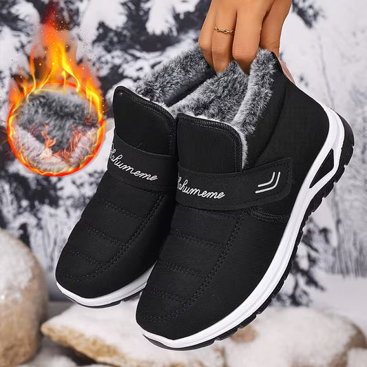 Warme Damen-Winterstiefel zum Hineinschlüpfen – Ansicht 1