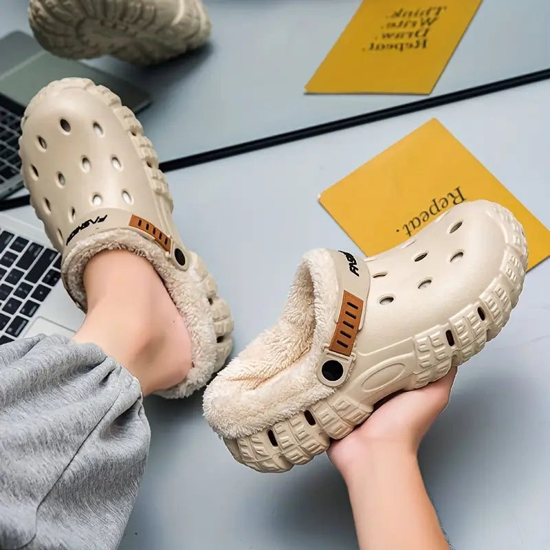Unisex-Winterpantoffeln mit herausnehmbarem Fleecefutter – Ansicht 15