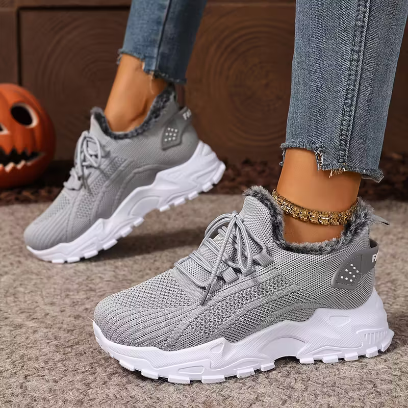Damen-Wintersneaker mit Plüschfutter – Ansicht 12