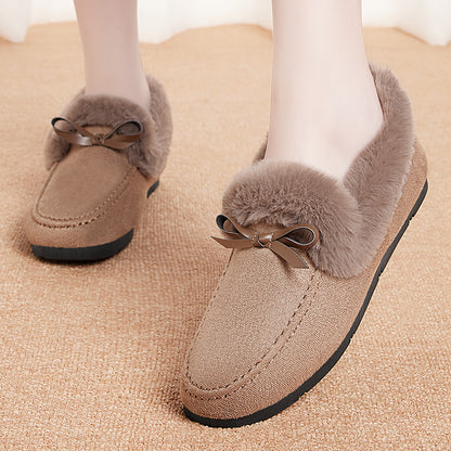 Warme flache Damen-Slipper – Ansicht 7